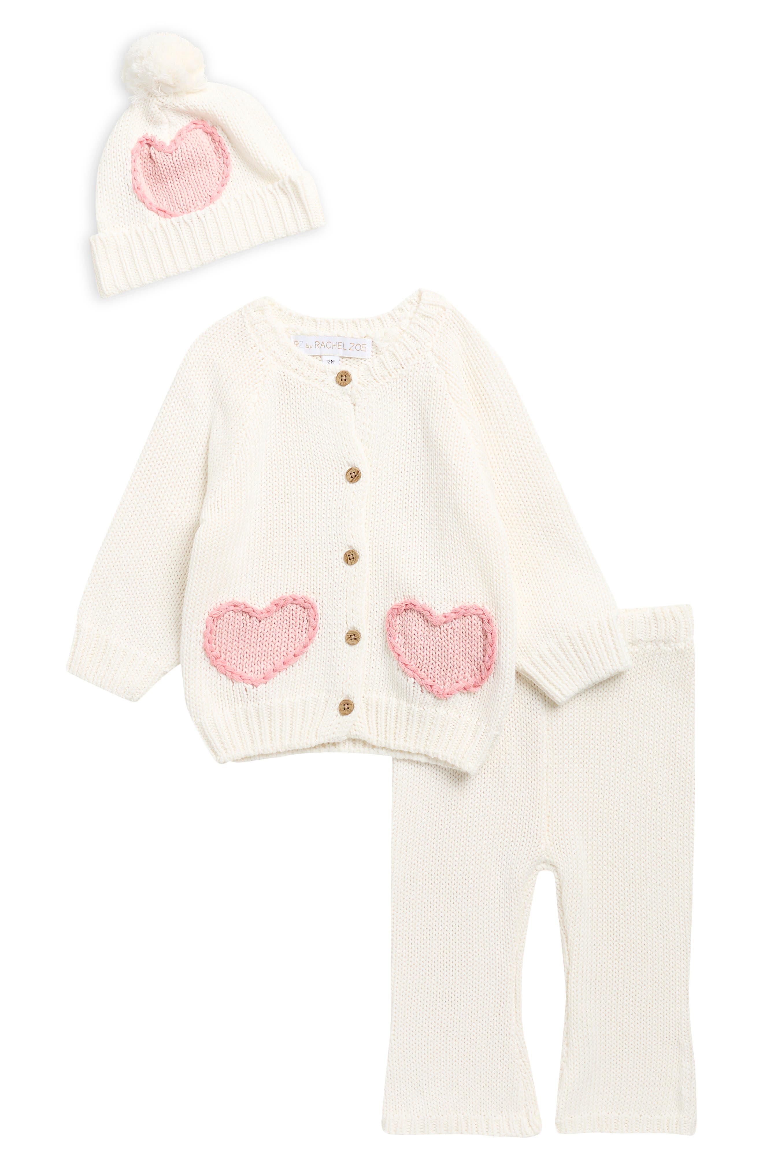 GIRLS 3PC SWEATER/HAT SETS