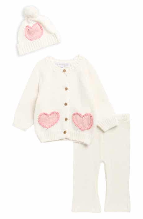 GIRLS 3PC SWEATER/HAT SETS