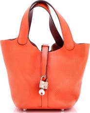 Pre-Owned Hermes Eclat Picotin Lock Bag Clemence PM