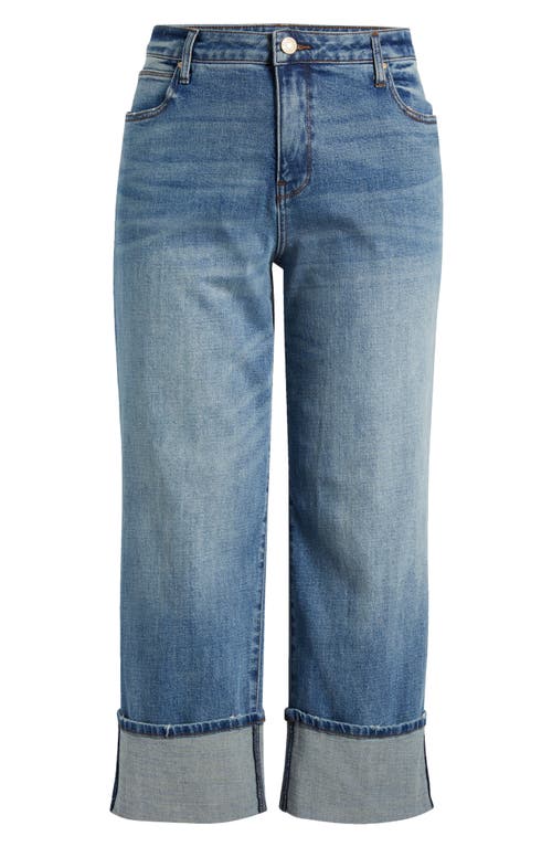 Kut From The Kloth Sienna Cuffed High Waist Wide Leg Jeans In Cuddle