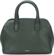Vince Mini Delphine Pebble Leather Top Handle Bag