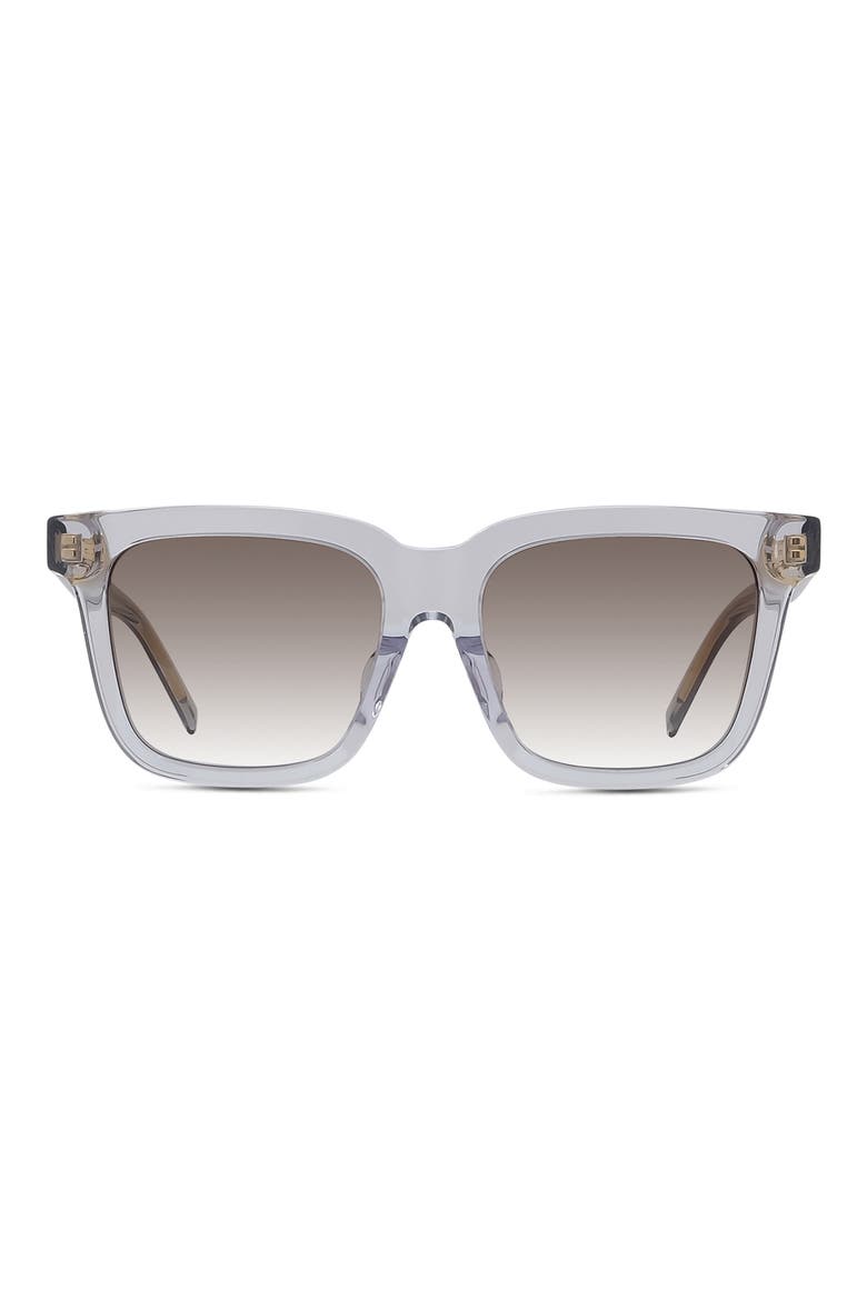 GV Day Gradient Square Sunglasses, Main, color, GREY/ GRADIENT BROWN