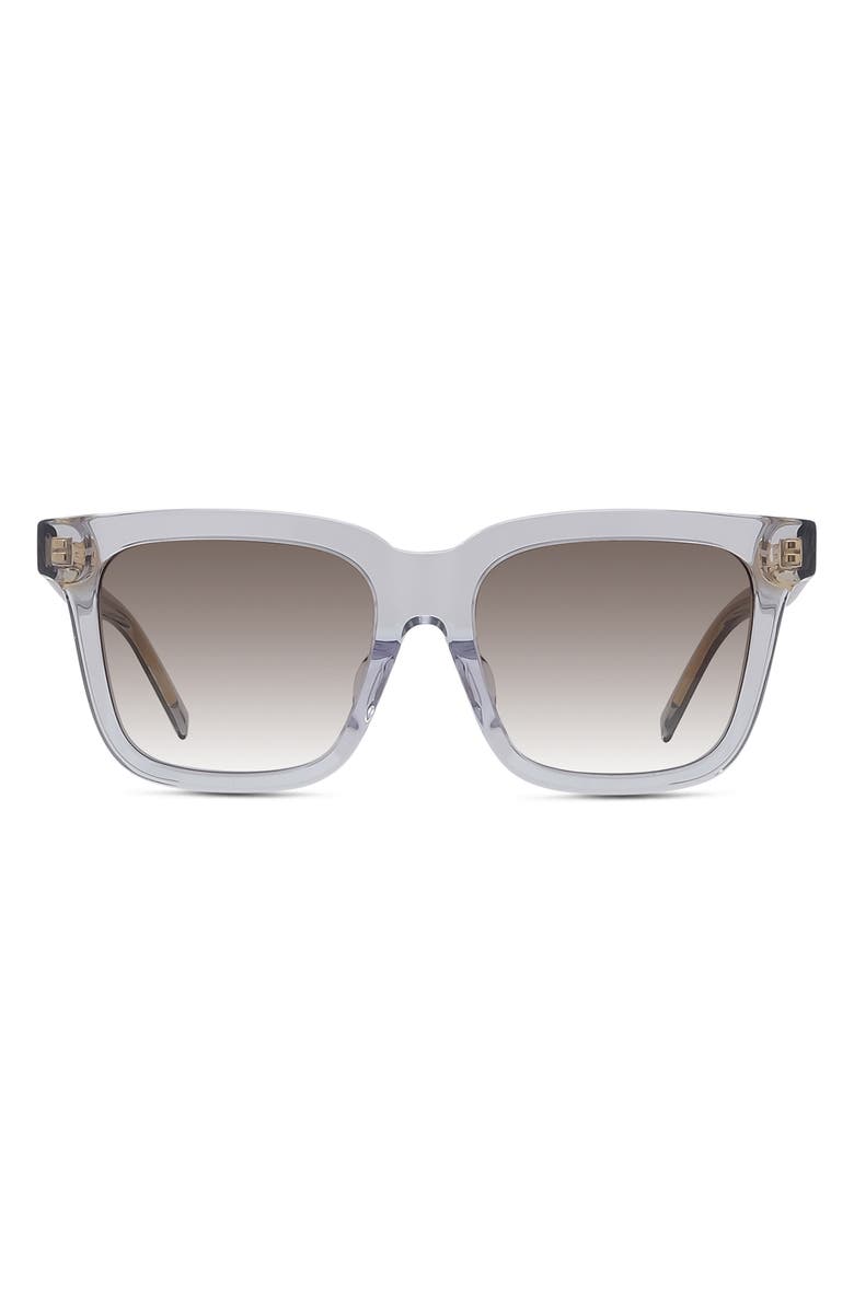 Givenchy GV Day Gradient Square Sunglasses, Main, color, Grey/ Gradient Brown