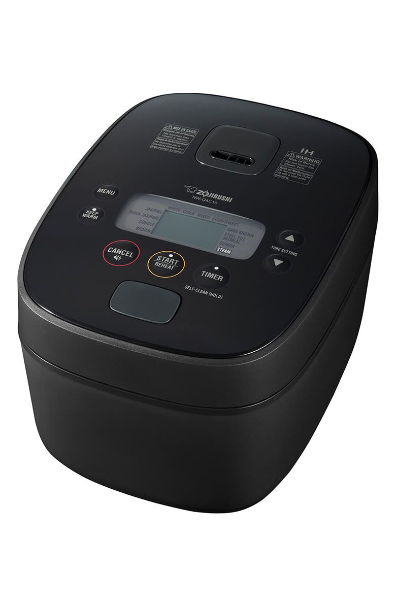 Zojirushi Induction Heating Rice Cooker, Main, color, Black