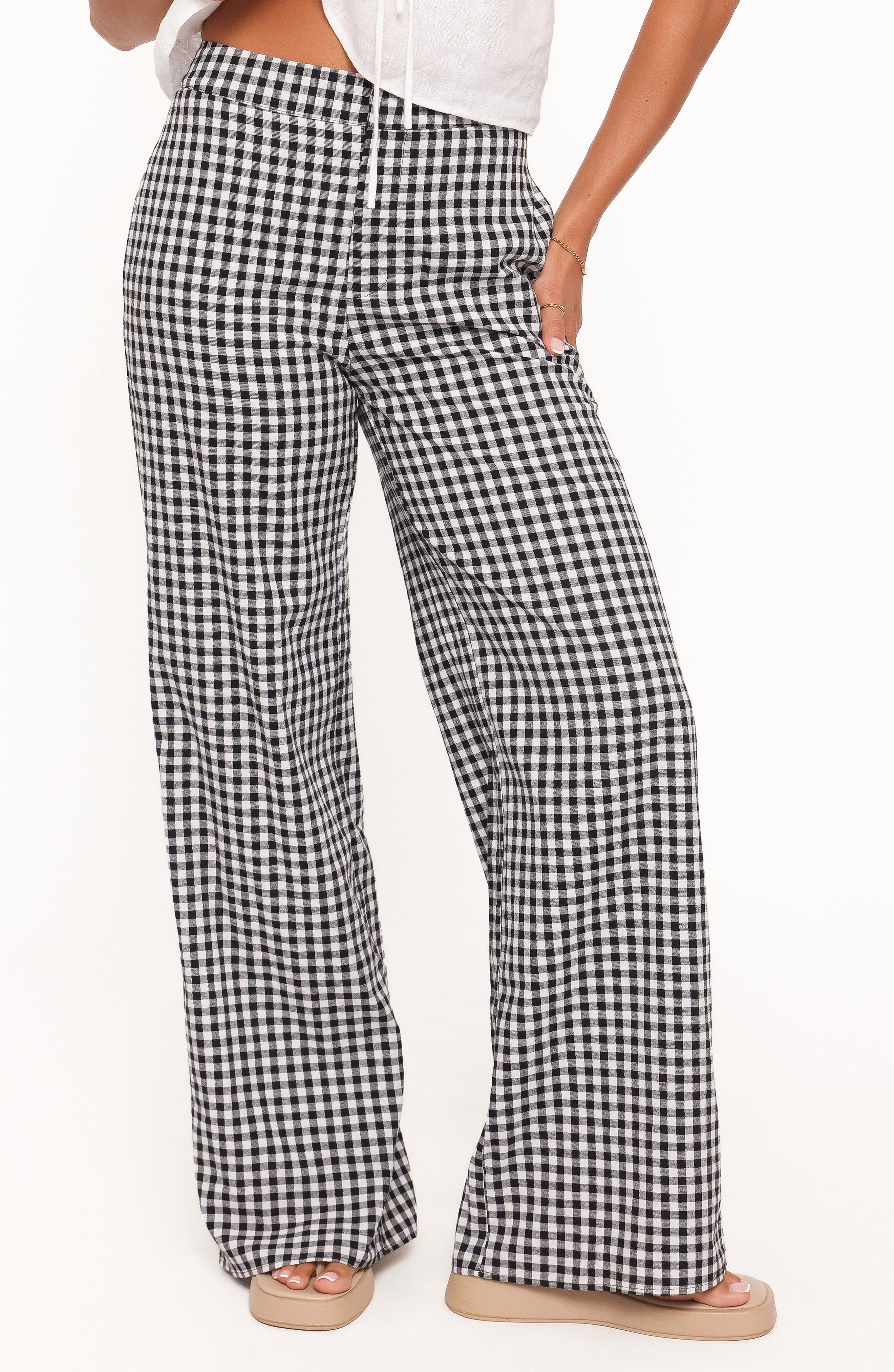 selected BLACK GINGHAM