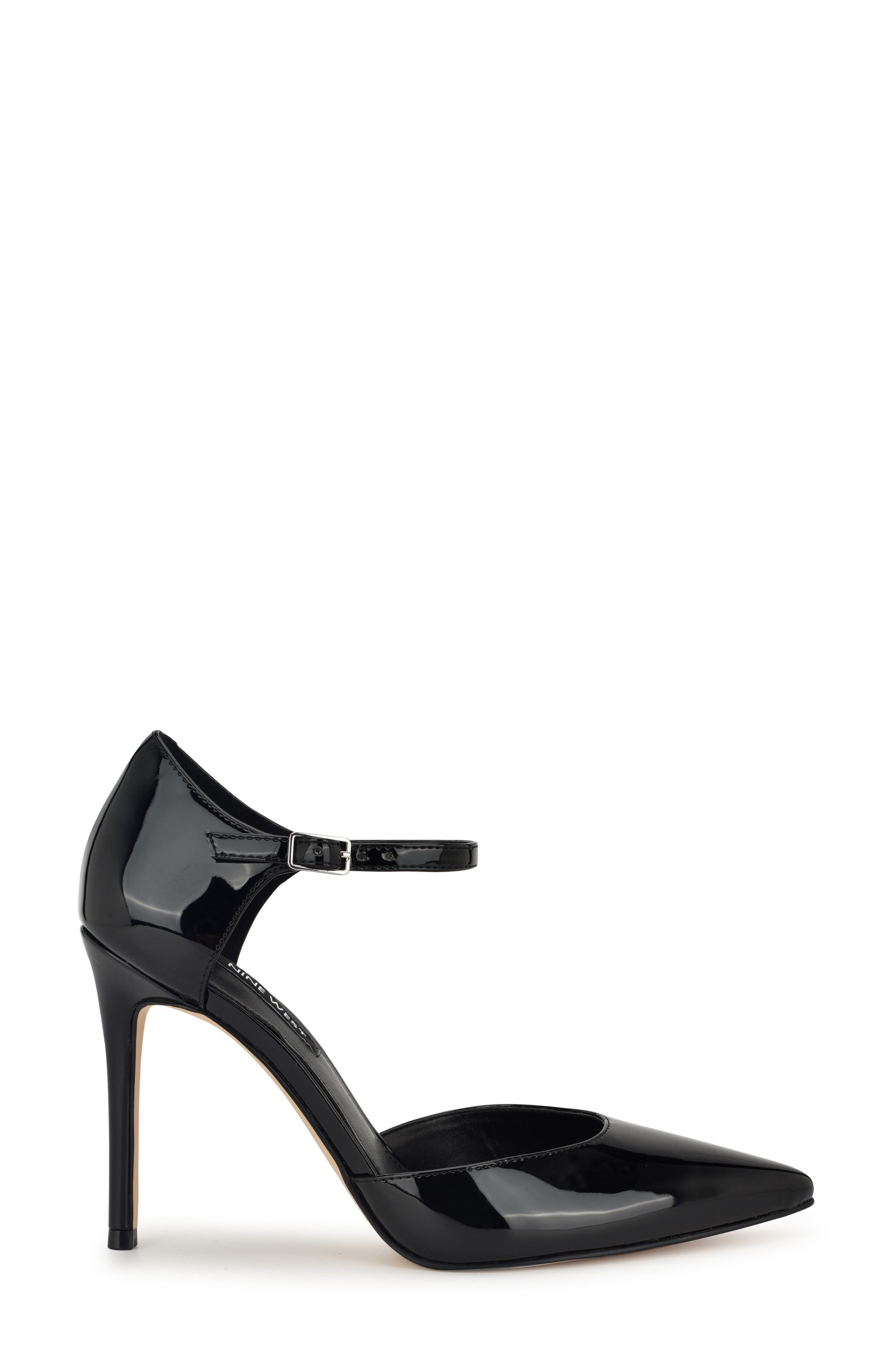 Nine West Fiere Ankle Strap Pointed Toe Pump, Alternate, color, 