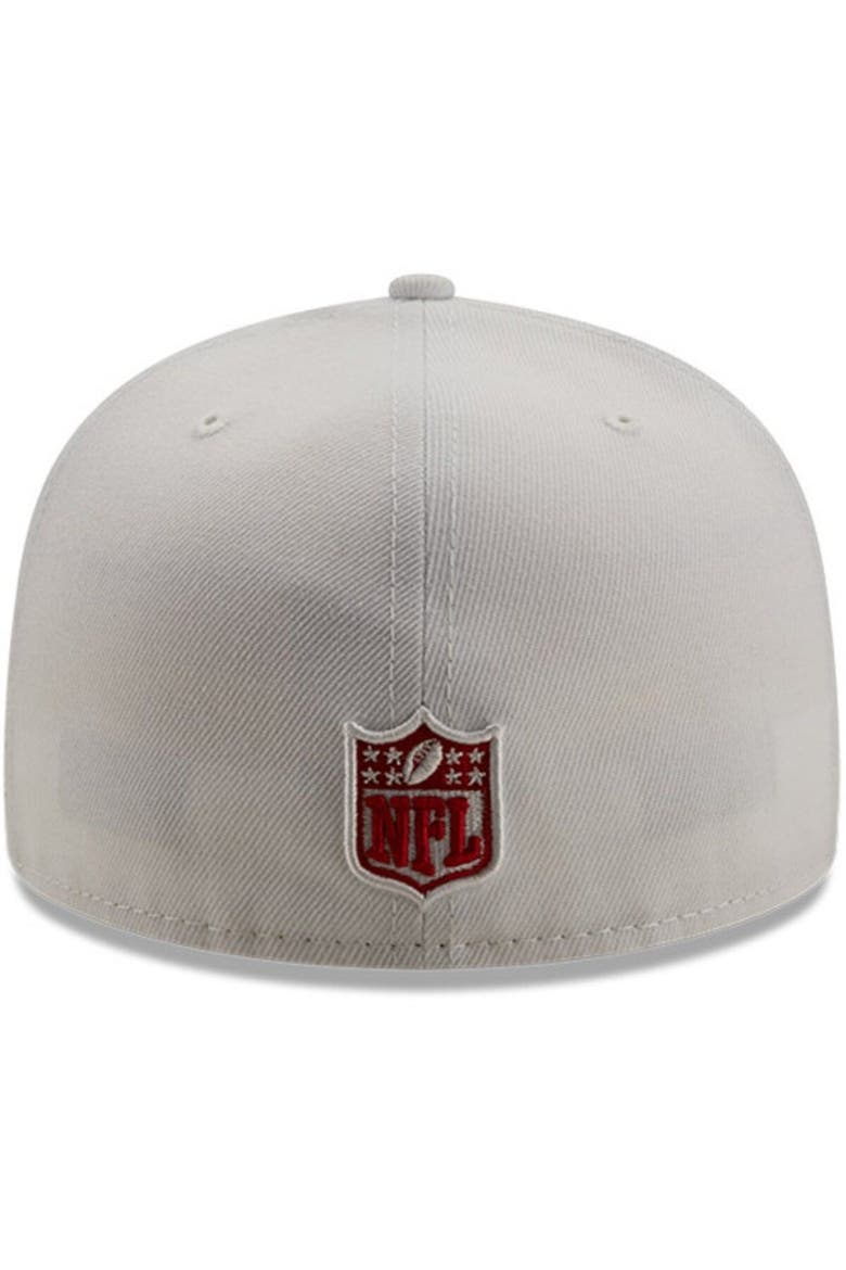 Men's New Era White San Francisco 49ers 1999 Pro Bowl Patch Red Undervisor 59FIFY Fitted Hat, Alternate, color, White