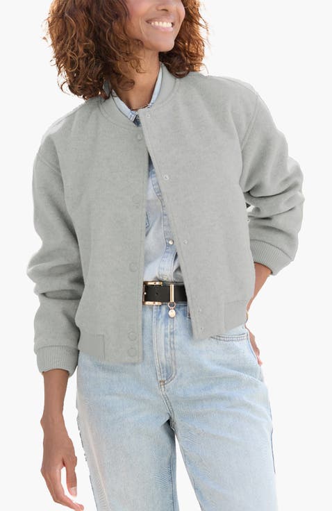 Fleece Bomber Jacket