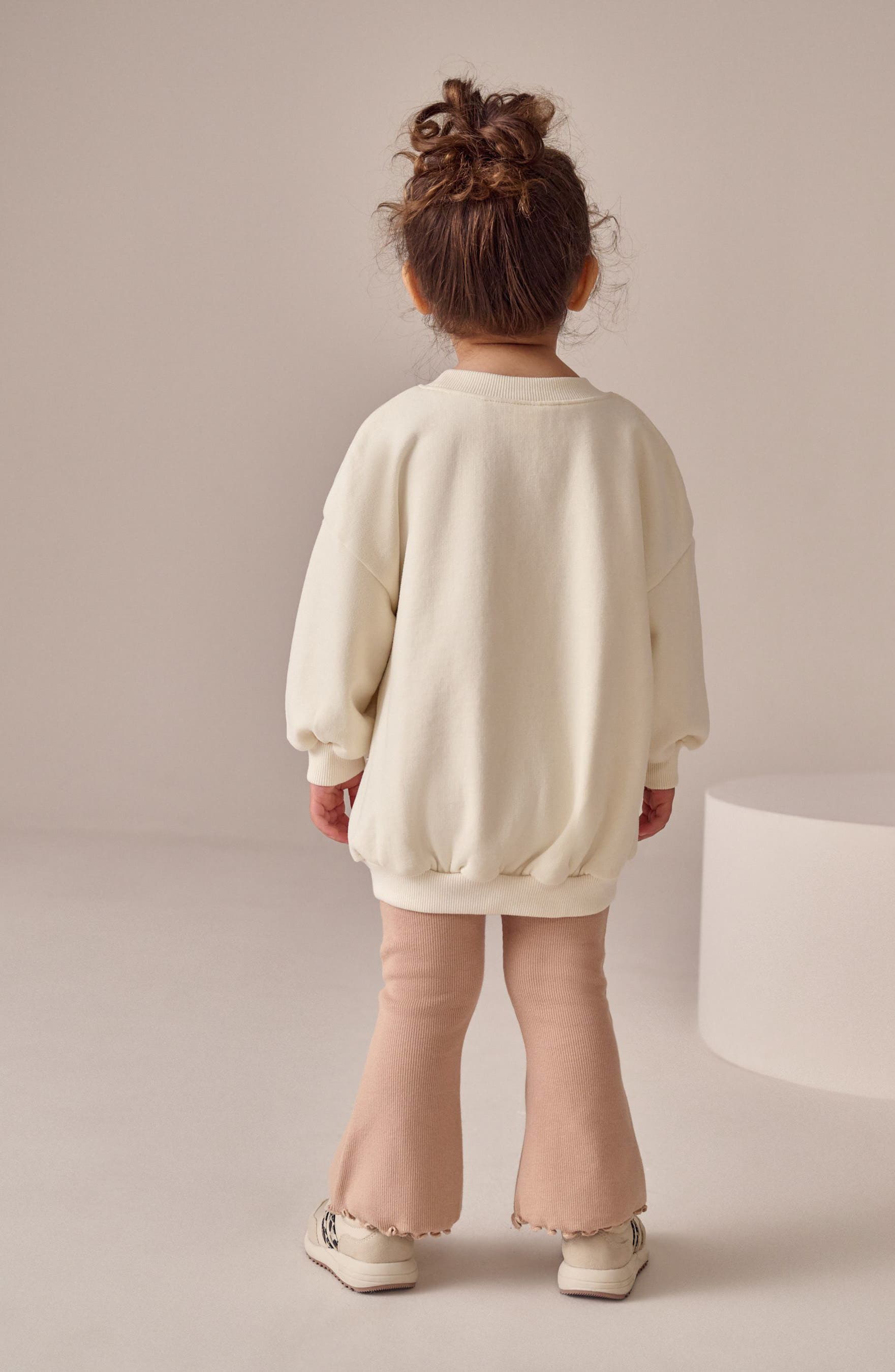 NEXT Kids' Bow Sweatshirt & Flare Leggings Set — фото 7