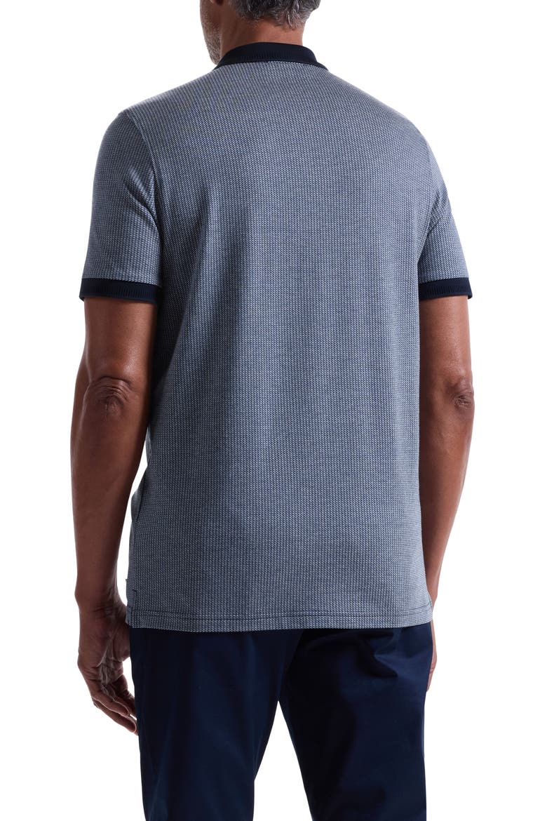 Mercerized Cotton Polo, Alternate, color, NAVY