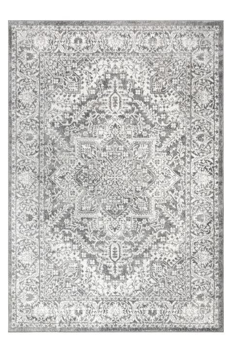 Modern Persian Vintage Medallion Area Rug