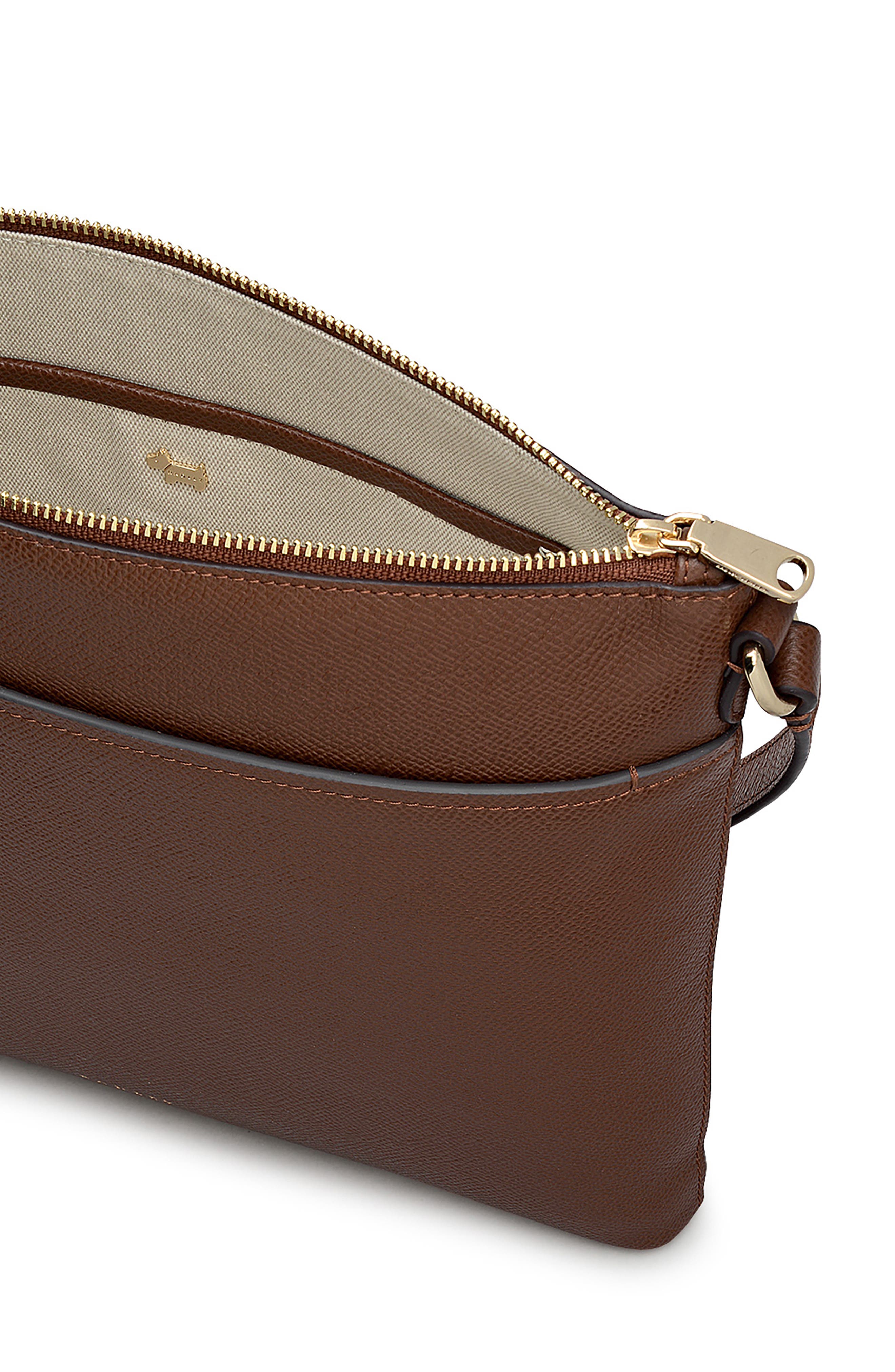 Radley Pockets Textured Large Top Zip Crossbody Bag, Alternate, color, 