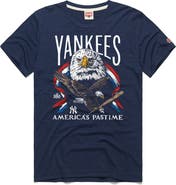 Homage Men's Homage  Navy New York Yankees America's Pastime Tri-Blend T-Shirt