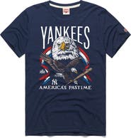 Homage Men's Homage Navy New York Yankees America's Pastime Tri-Blend T-Shirt