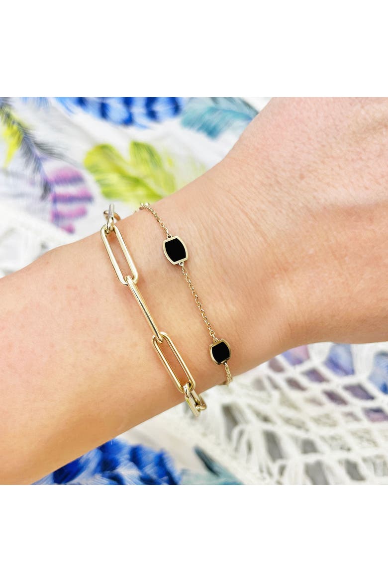 Onyx Icon Bracelet, Alternate, color, Onyx