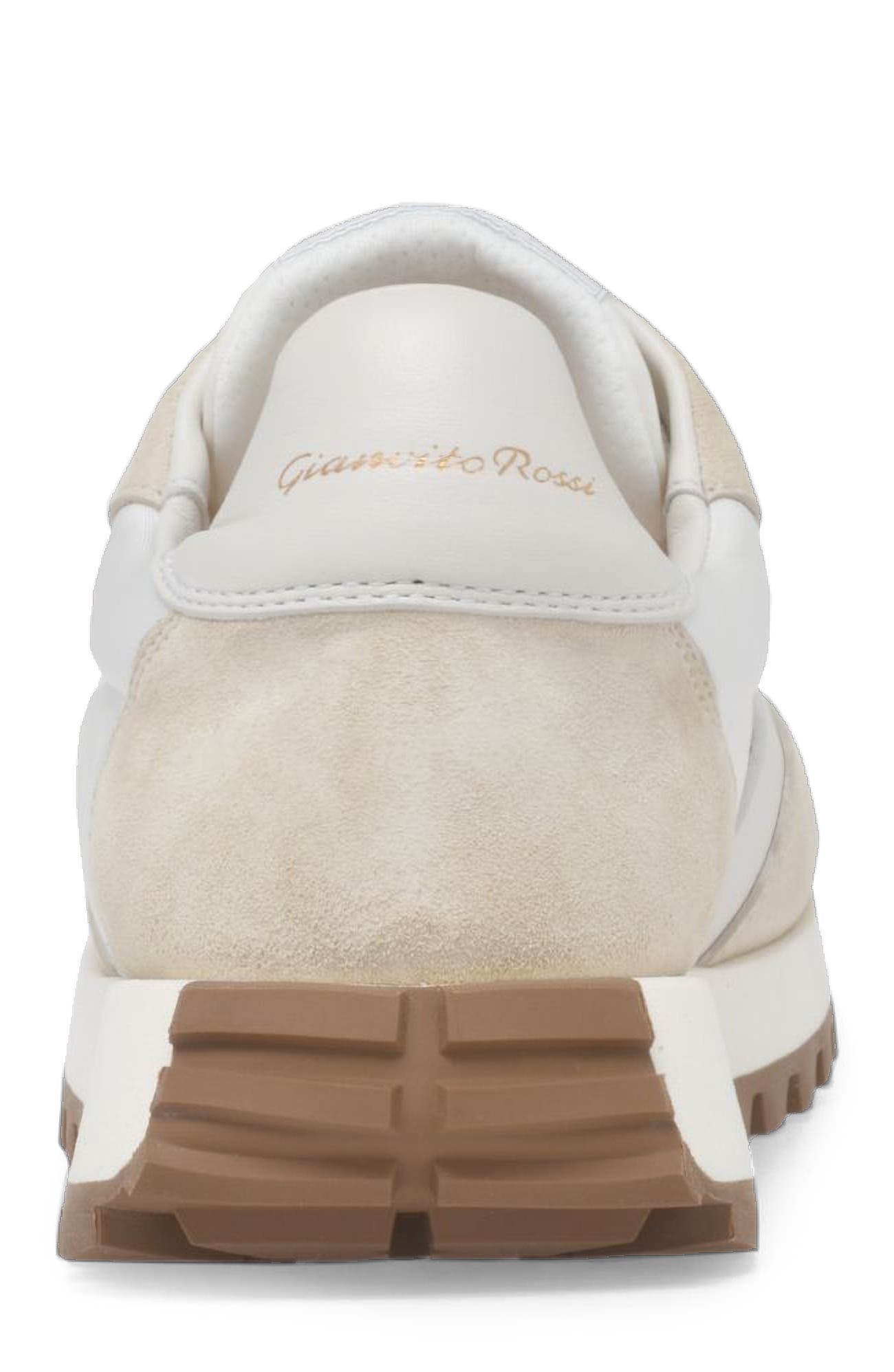 Gravel Sneakers, Alternate, color, White Leather