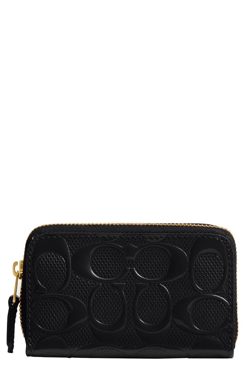 COACH Small Essential Boxed Card Case, Main, color, 