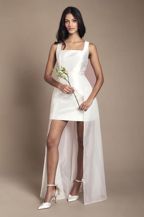 Petite Wide Strap Mini Dress