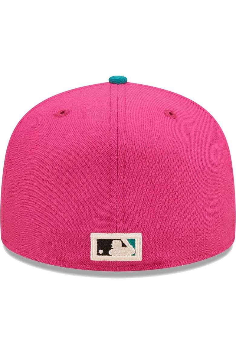 Men's New Era Pink/Green San Francisco Giants Cooperstown Collection 60th Anniversary Passion Forest 59FIFTY Fitted Hat, Alternate, color, Pink