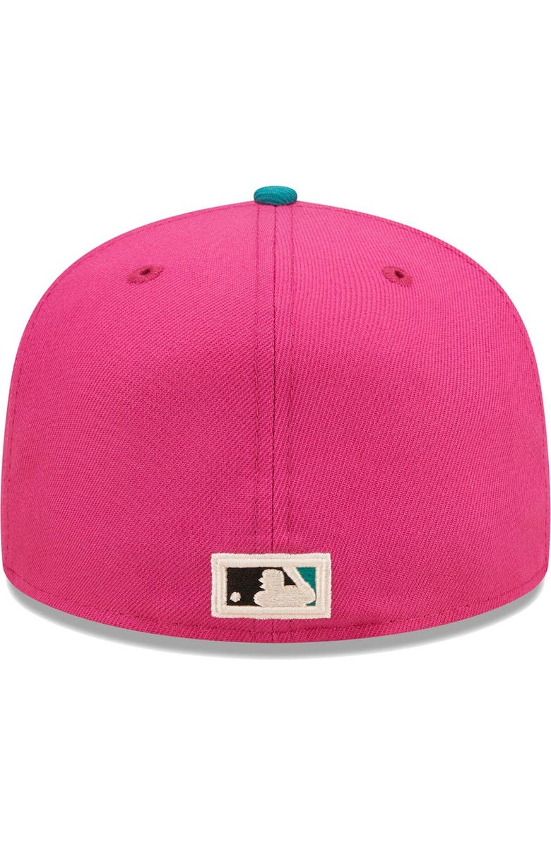 New Era Men's New Era Pink/Green San Francisco Giants Cooperstown Collection 60th Anniversary Passion Forest 59FIFTY Fitted Hat, Alternate, color, 