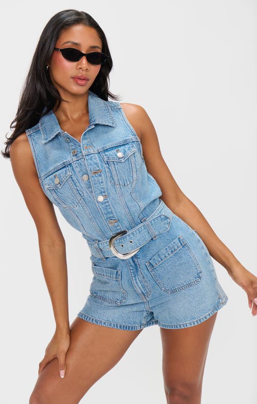 Show Me Your Mumu Rancho Mirage Romper In Blue