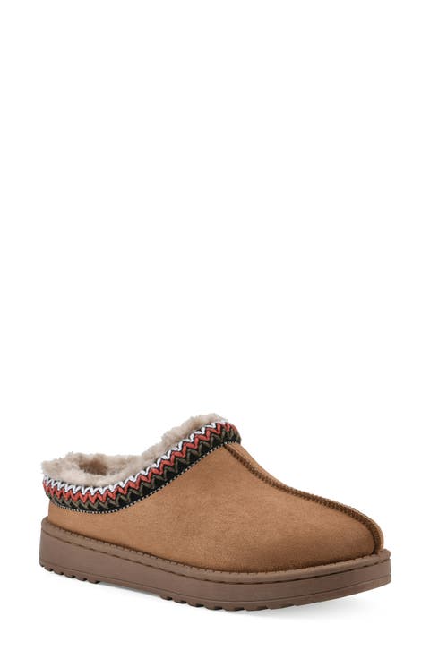Icebin Faux Shearling Lined Clog Slipper