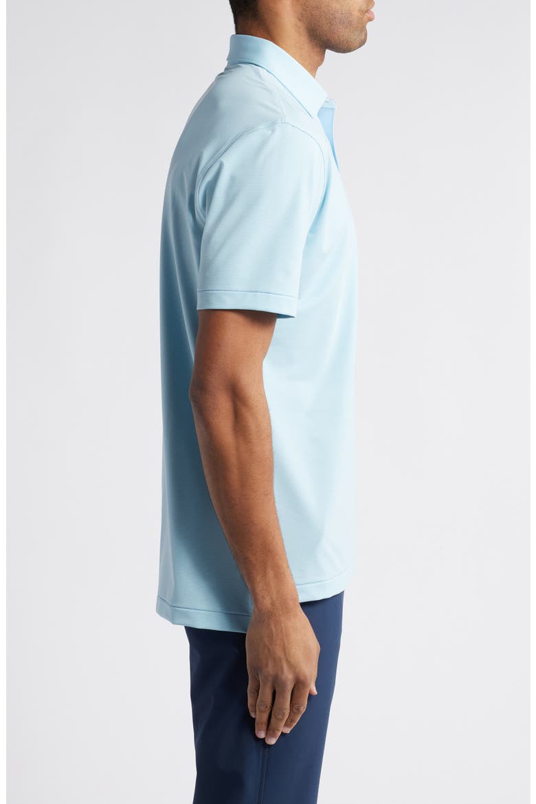 Jubilee Microstripe Performance Jersey Polo, Alternate, color, COTTAGE BLUE