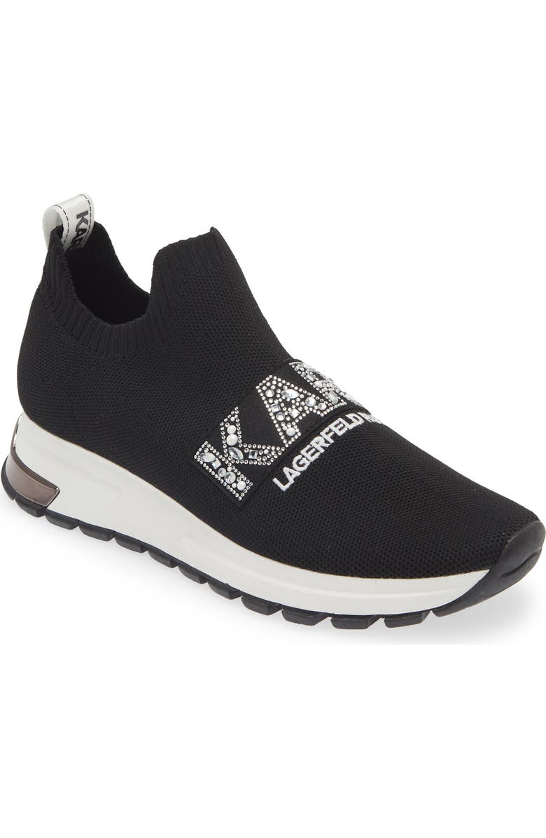 KARL LAGERFELD PARIS Maries Crystal Sneaker, Main, color,