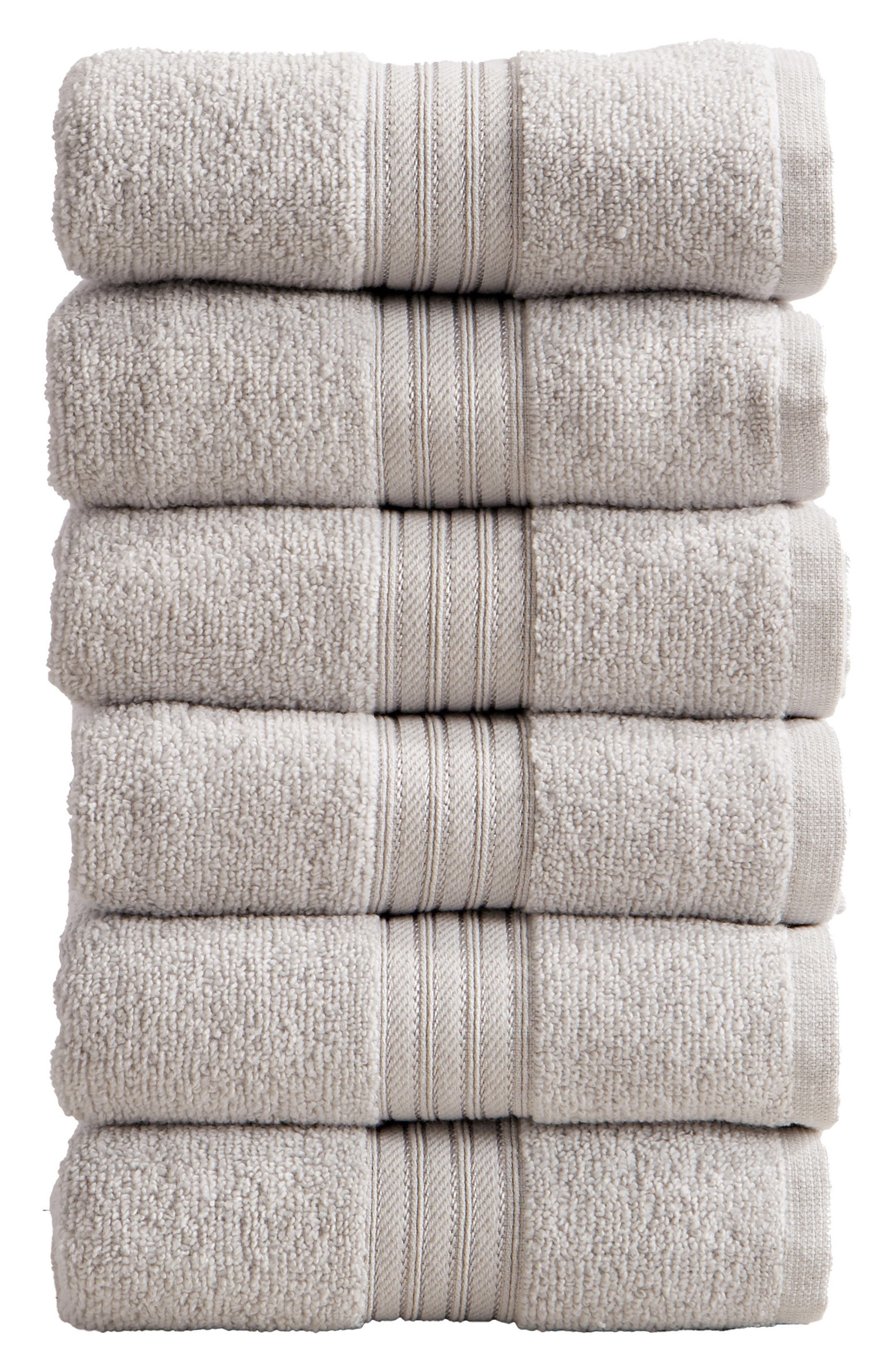 Woven & Weft 6-Piece Cotton Bath Towels