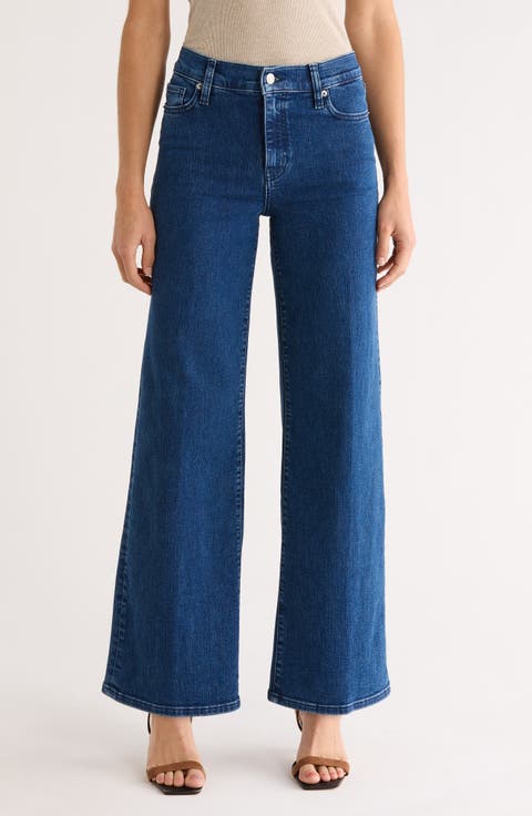 Le Slim Palazzo High Waist Wide Leg Jeans