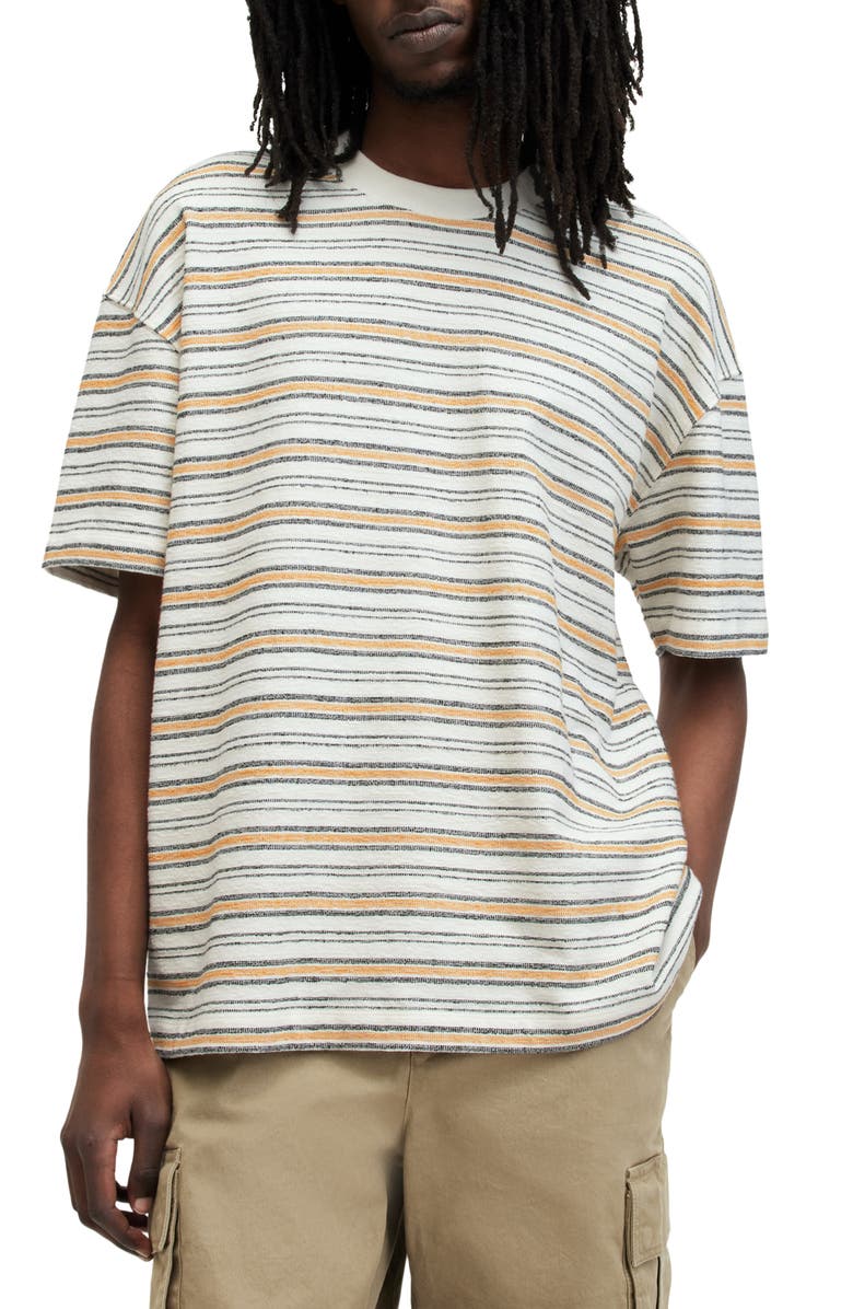 AllSaints Stanton Stripe T-Shirt, Main, color,
