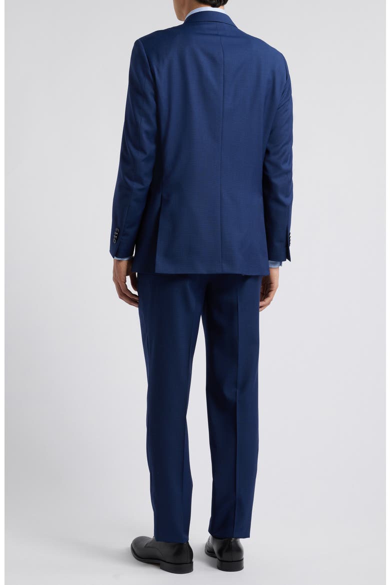 Flynn Classic Fit Navy Textured Wool Suit, Alternate, color, NAVY