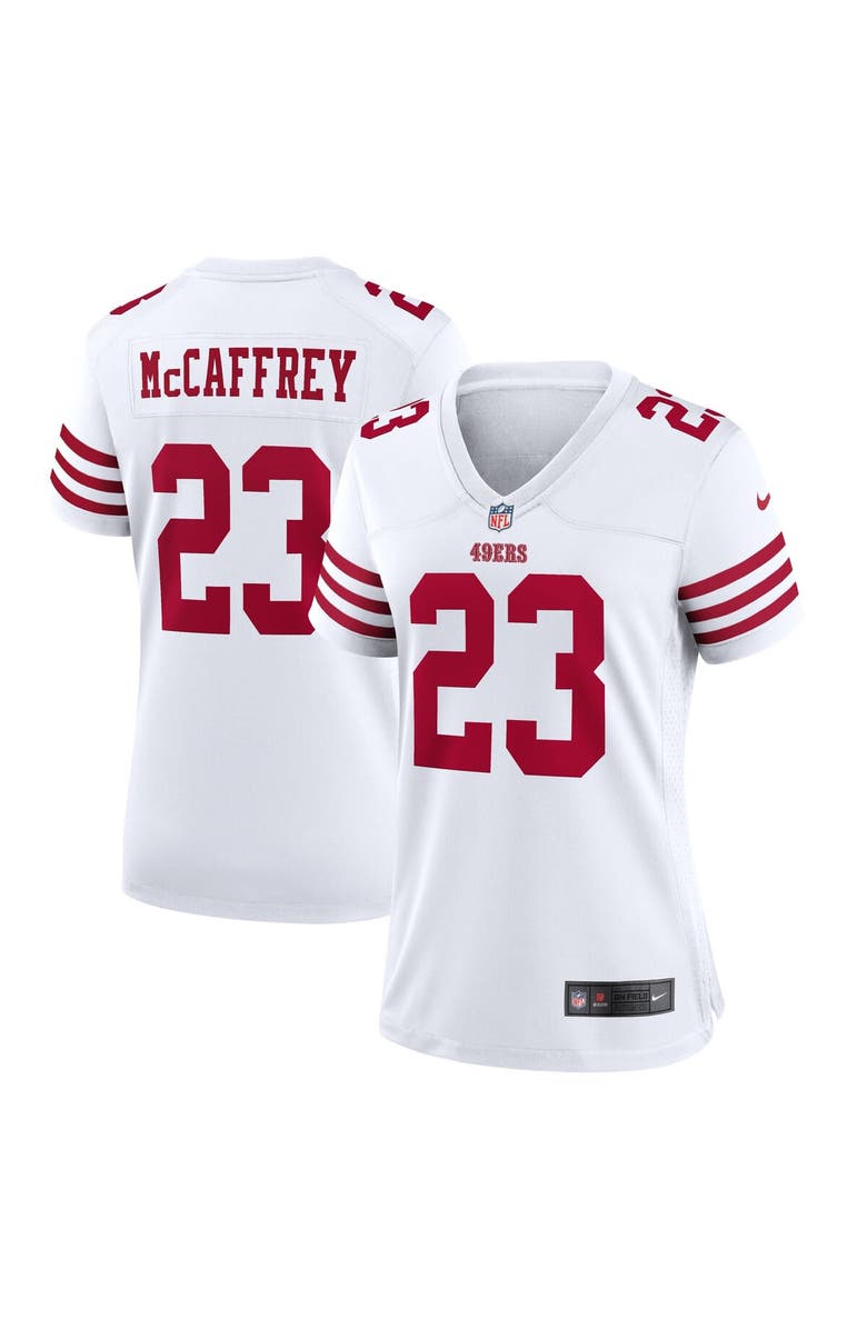 Nike Women's Nike Christian McCaffrey White San Francisco 49ers Player Jersey, Main, color, 