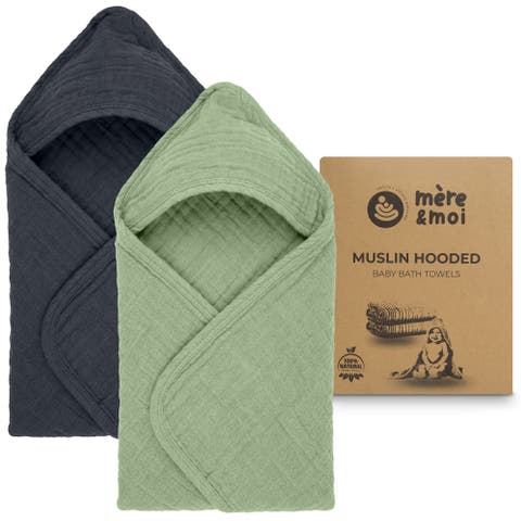 Muslin Hooded Baby Bath Towel