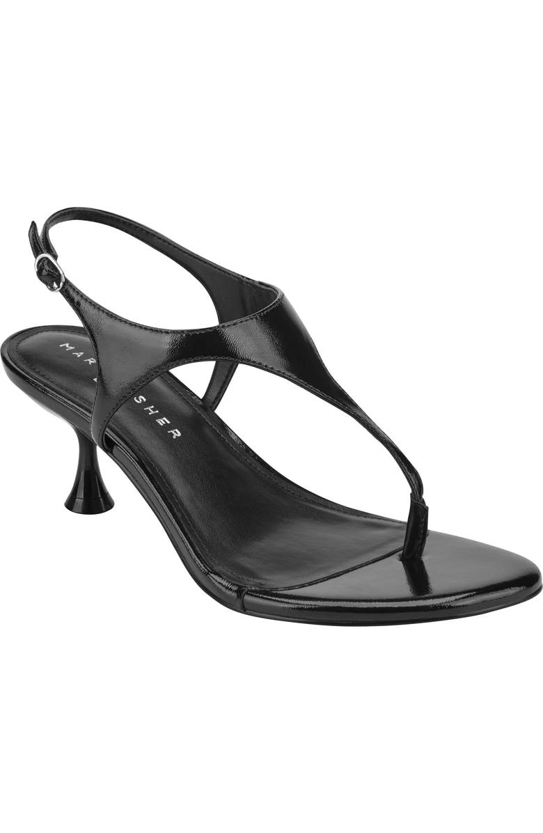 Marc Fisher LTD Pelysa Ankle Strap Sandal, Main, color, Black