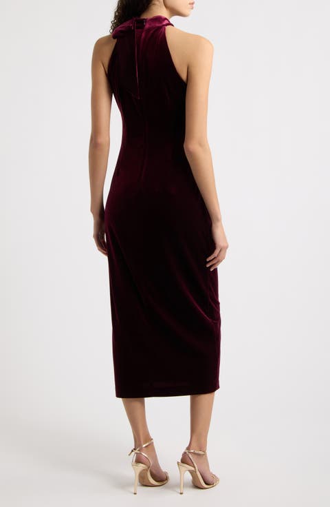 Velvet Midi Dress