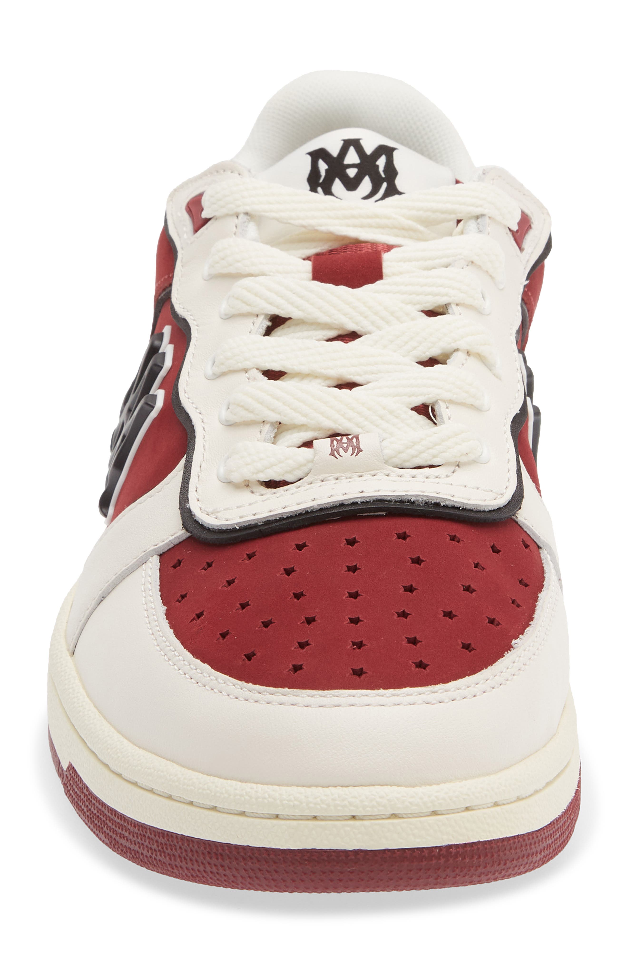 Newport Sneaker, Alternate, color, WHITE BURGUNDY