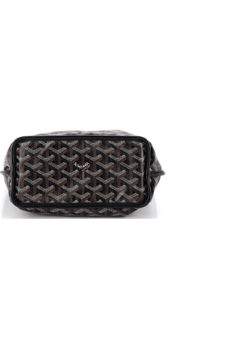 Pre-Owned Goyard Anjou Reversible Tote Coated Canvas Mini, Alternate, color, Black