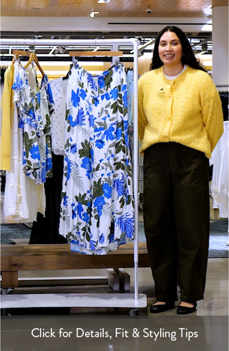 Zurie Floral Tovia Smocked Pants, sales video thumbnail