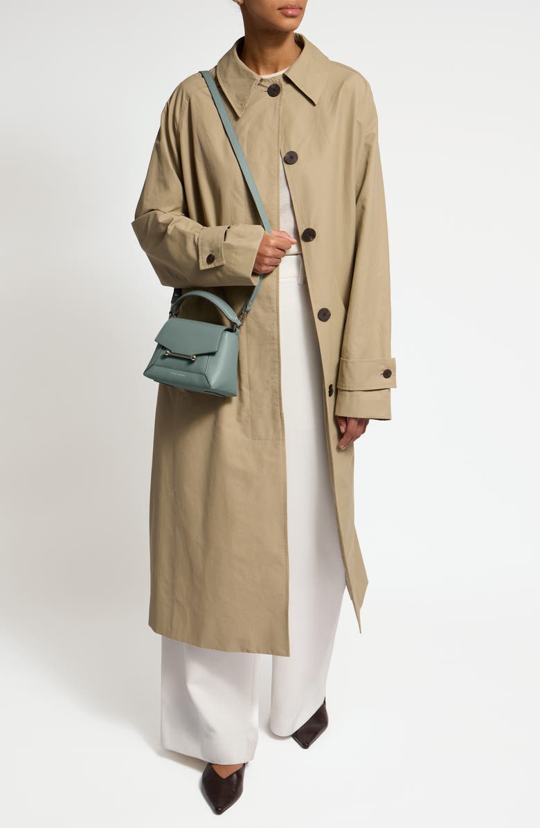 Strathberry Nano Mosaic Grained Leather Top Handle Bag, Alternate, color,