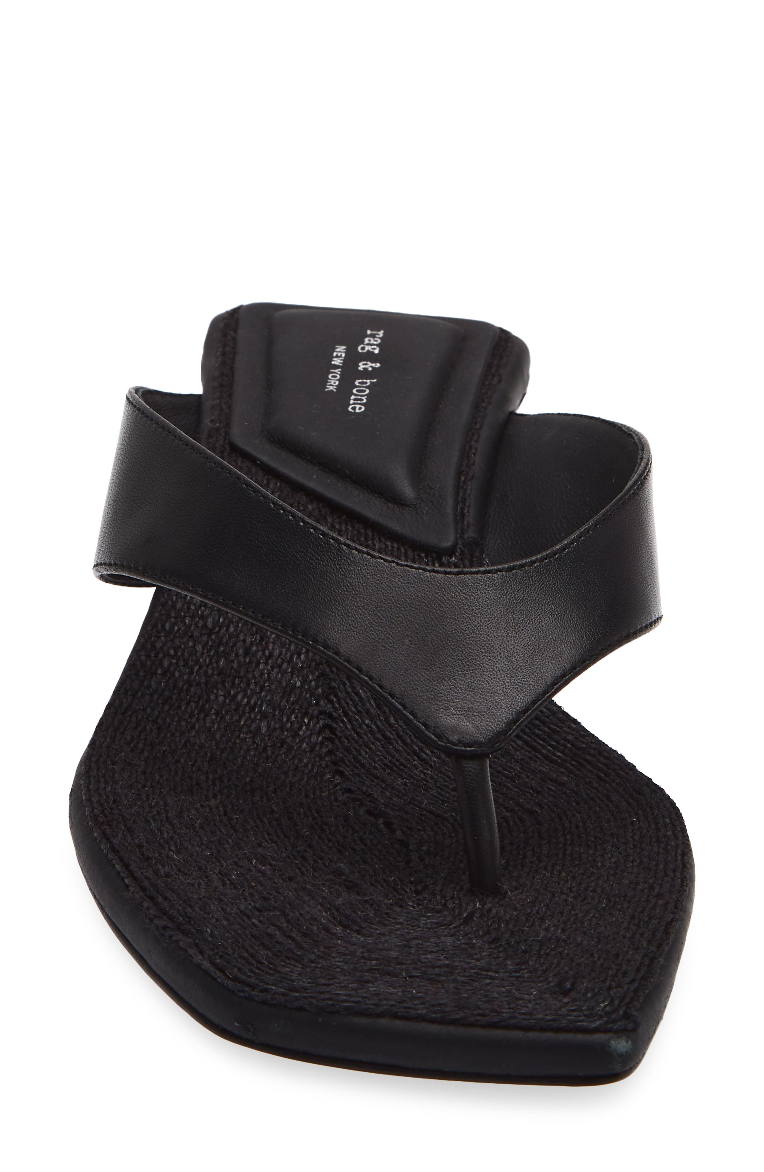 rag & bone Jo Espadrille Wedge Flip Flop, Alternate, color, 