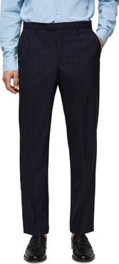 MANGO Pinstripe Virgin Wool Suit Pants