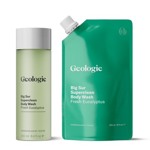 Superclean Body Wash Bottle + Refill Pouch