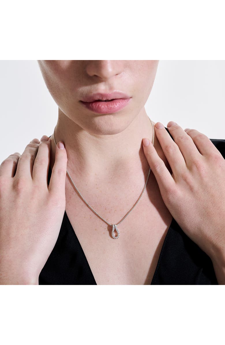 John Hardy Surf Pavé Diamond Pendant Necklace, Alternate, color, 