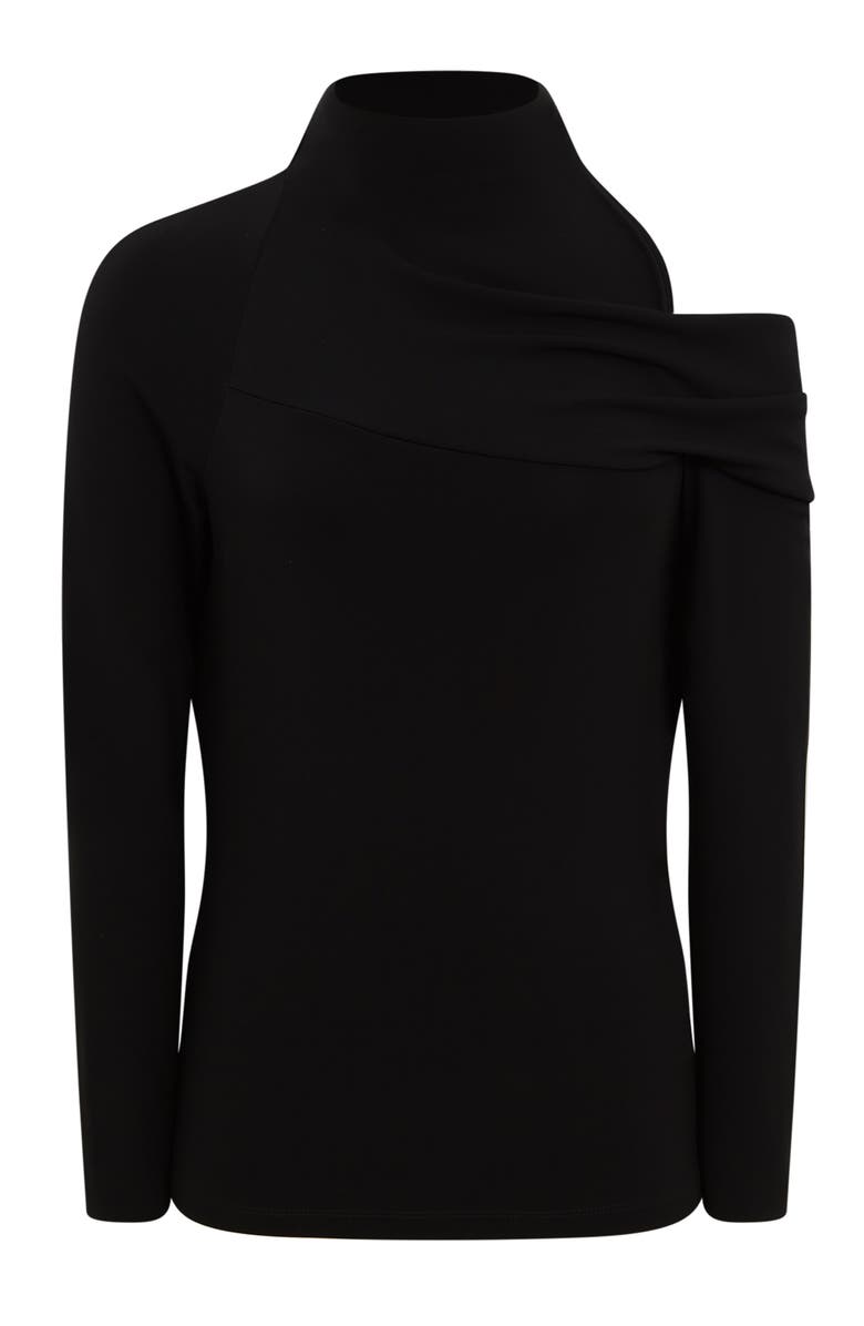 Reiss Amy Cutout Shoulder Mock Neck Top, Alternate, color, 