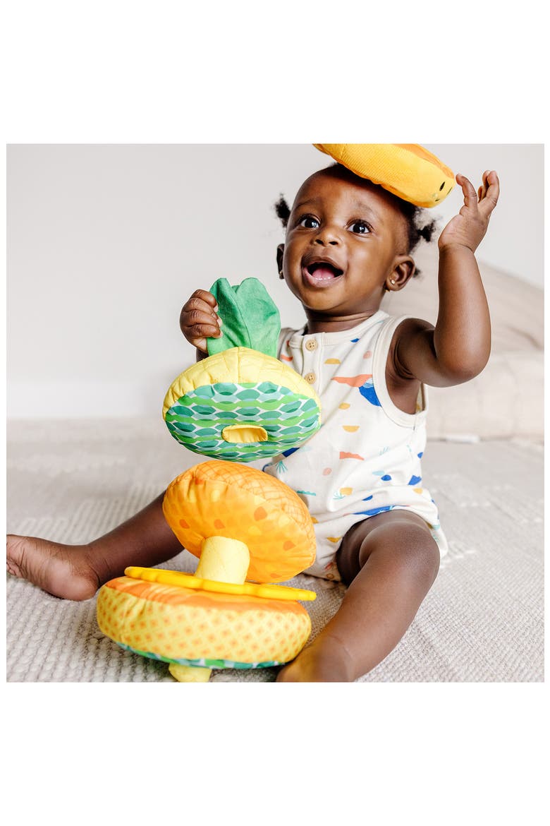 Pineapple Soft Stacker Baby Toy, Alternate, color, NO COLOR
