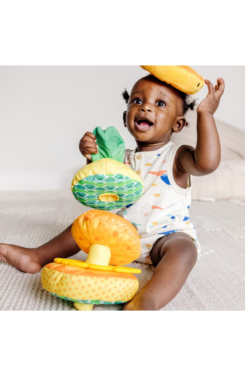 Melissa & Doug Pineapple Soft Stacker Baby Toy, Alternate, color,