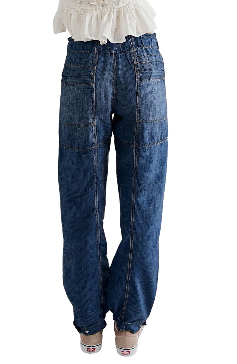 Free People Angelo Tie Waist Jeans, Alternate, color,