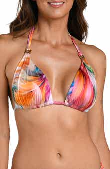 Feathered Impression Bikini Top