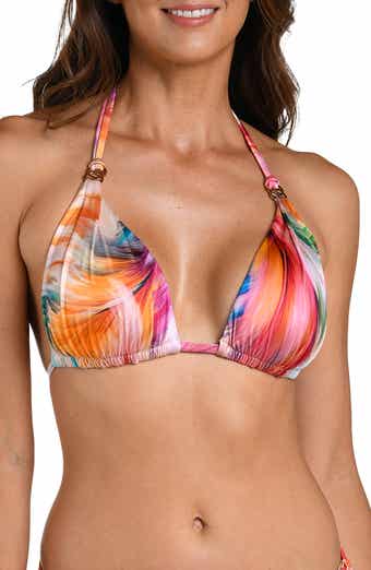 Feathered Impression Bikini Top
